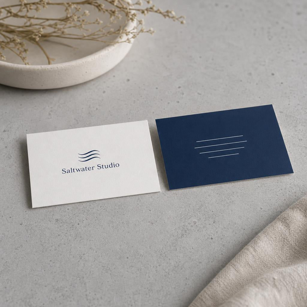 Standard Business Cards – printed front and back