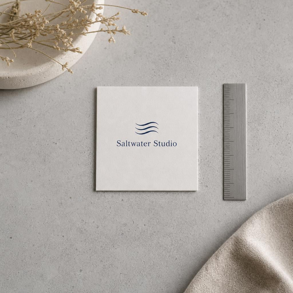 Standard Business Cards – square size 5.5 × 5.5 cm