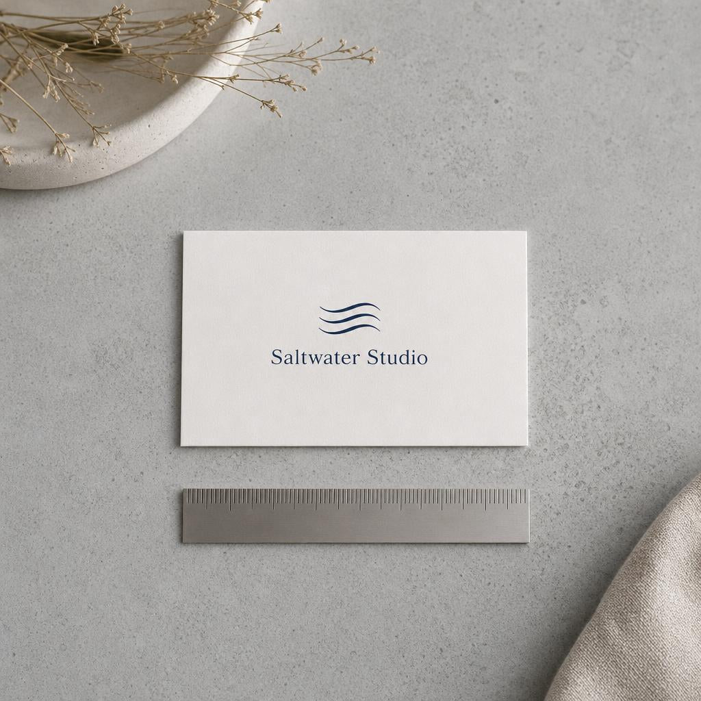 Standard Business Cards – standard size 9 × 5.5 cm