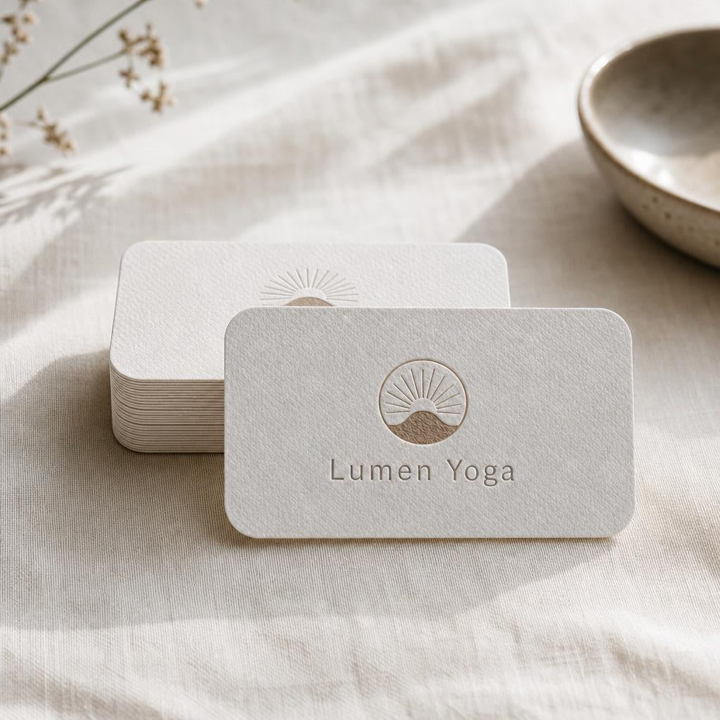 Premium Paper Business Cards – Corners: Rounded corners