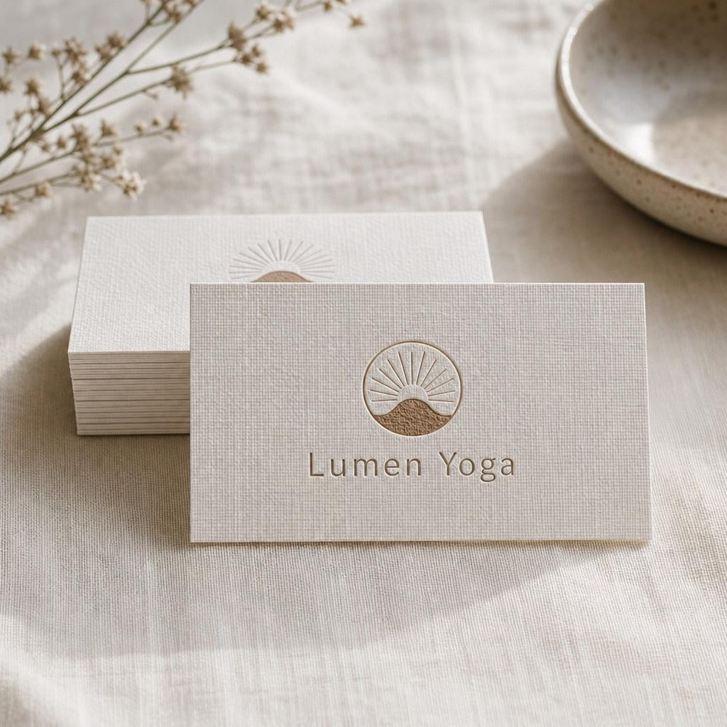 Premium Paper Business Cards – Paper: Linen