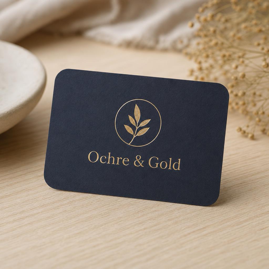 Foil Business Cards – Corners: Rounded corners