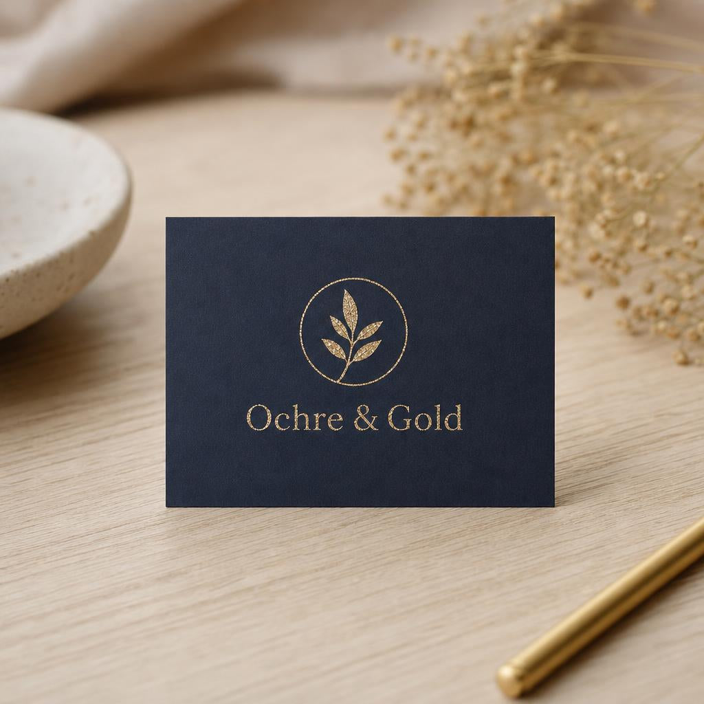 Foil Business Cards – Foil colour: Glitter