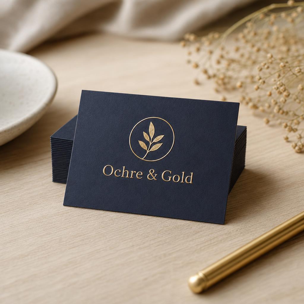 Foil Business Cards – Foil type: Raised foil