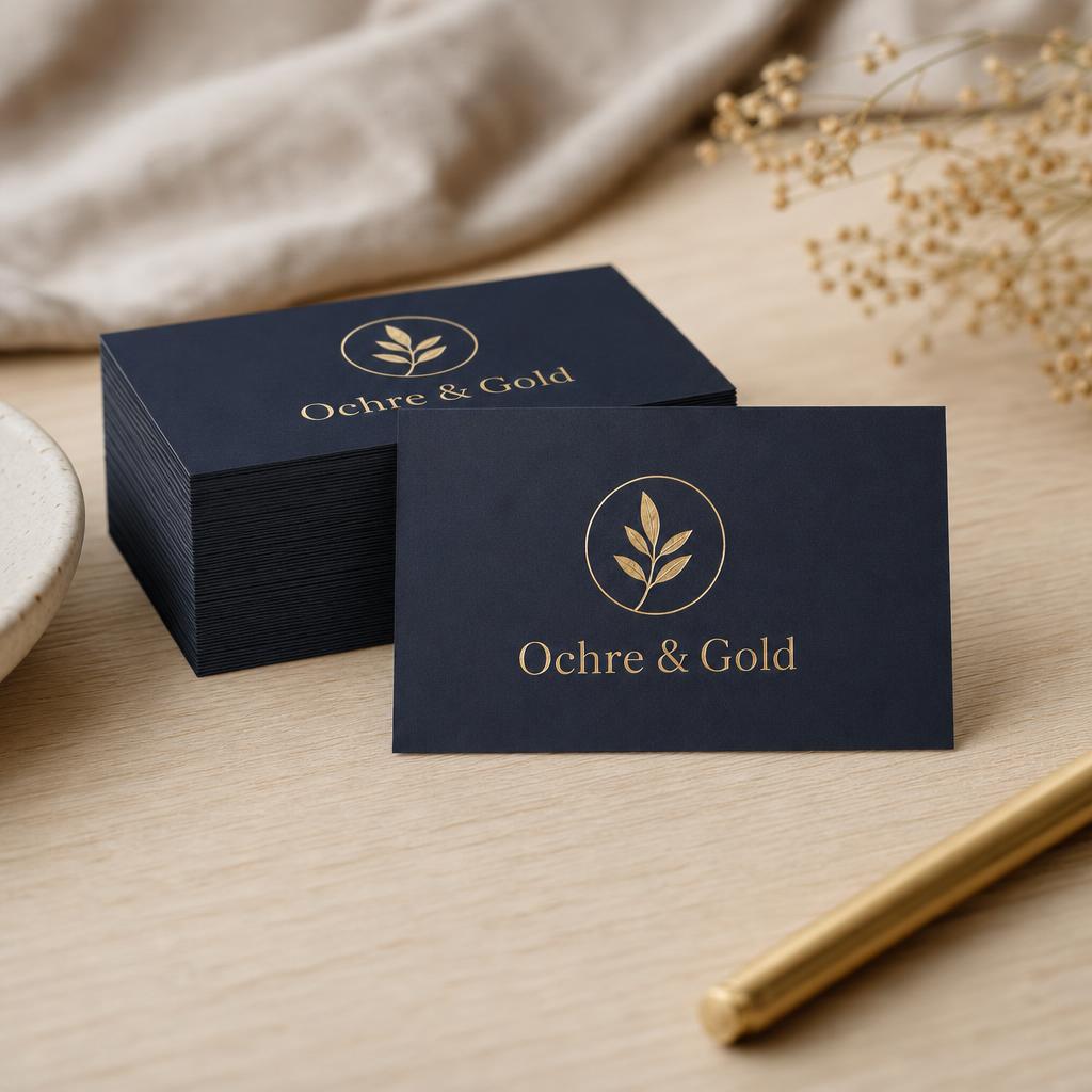 Foil Business Cards – Paper: Matte