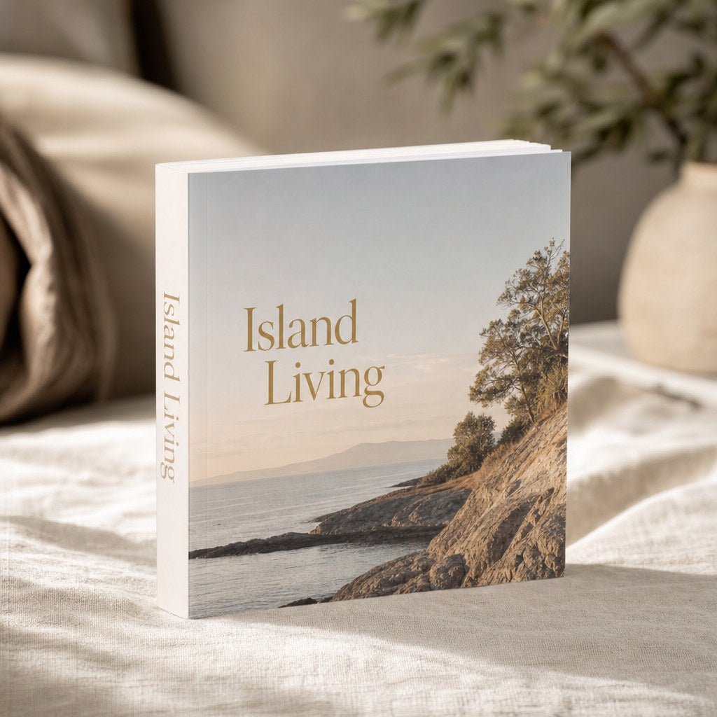 Perfect-Bound Books – A perfect-bound book with a square spine and laminated cover, title on the cover and spine