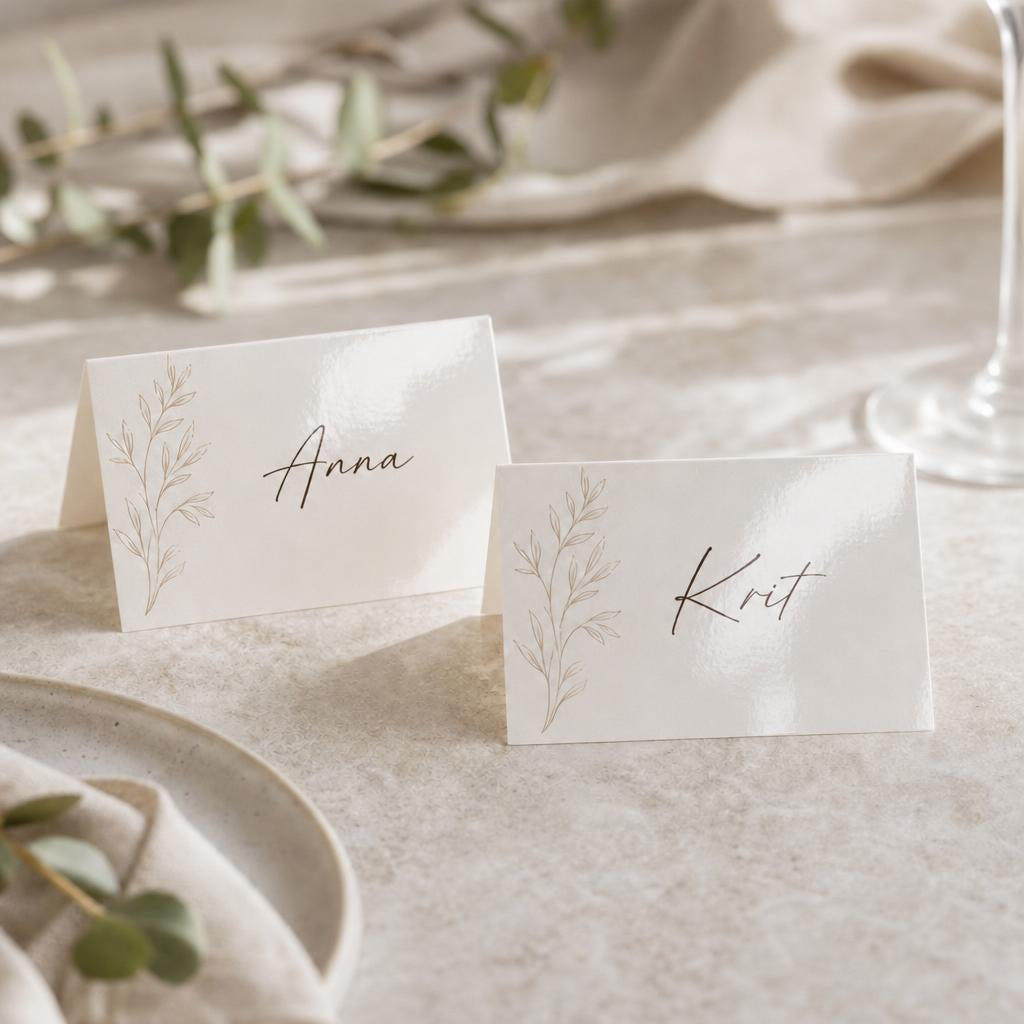 Place Cards – Paper: Gloss