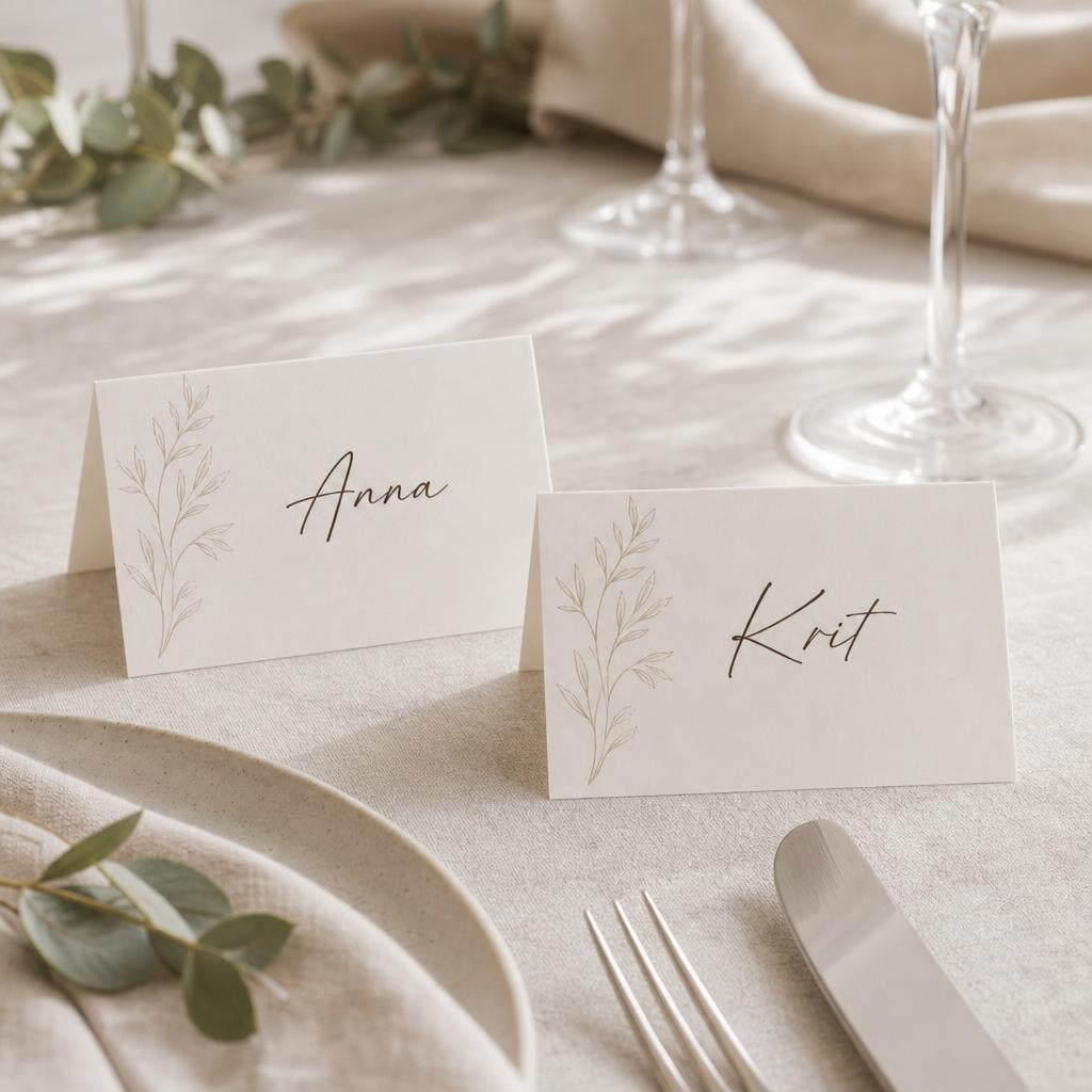 Place Cards – Paper: Matte