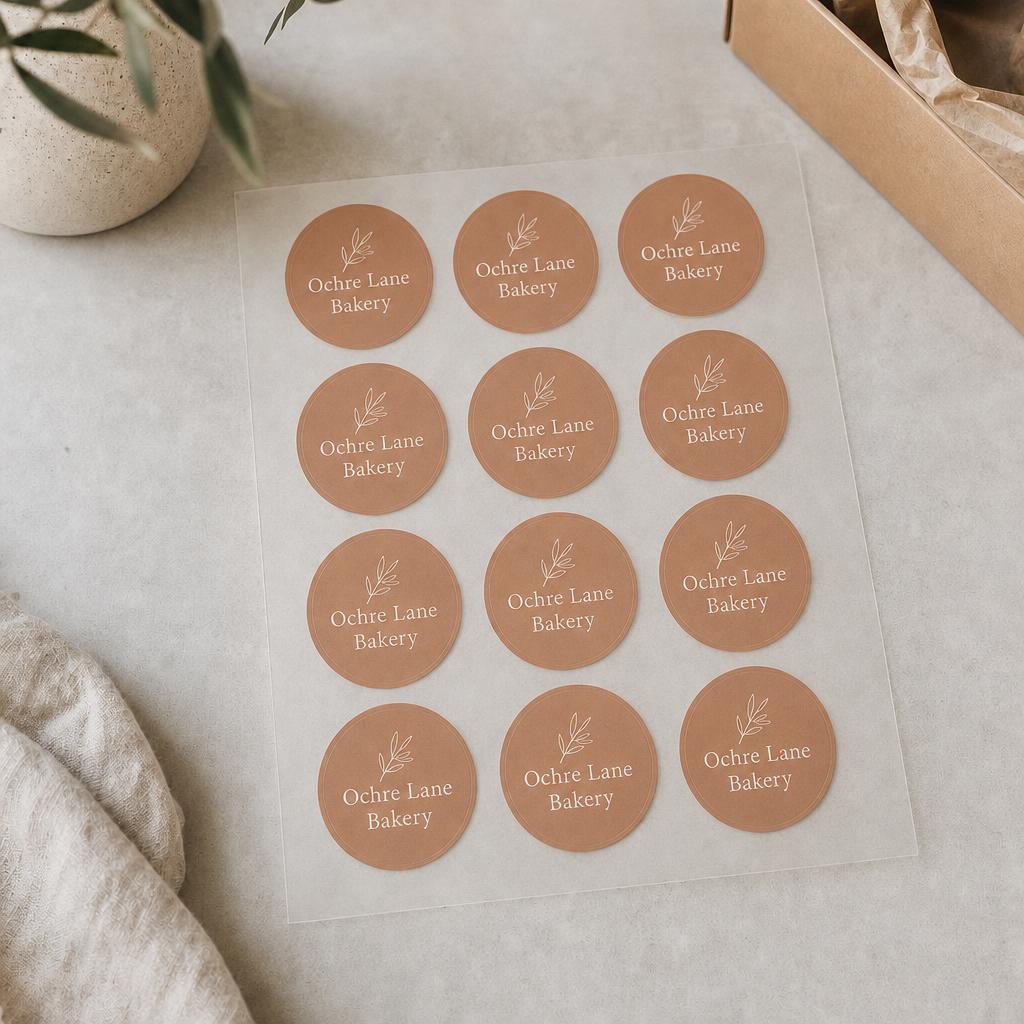 Sticker & Label Sheets – Material: Clear vinyl (gloss)