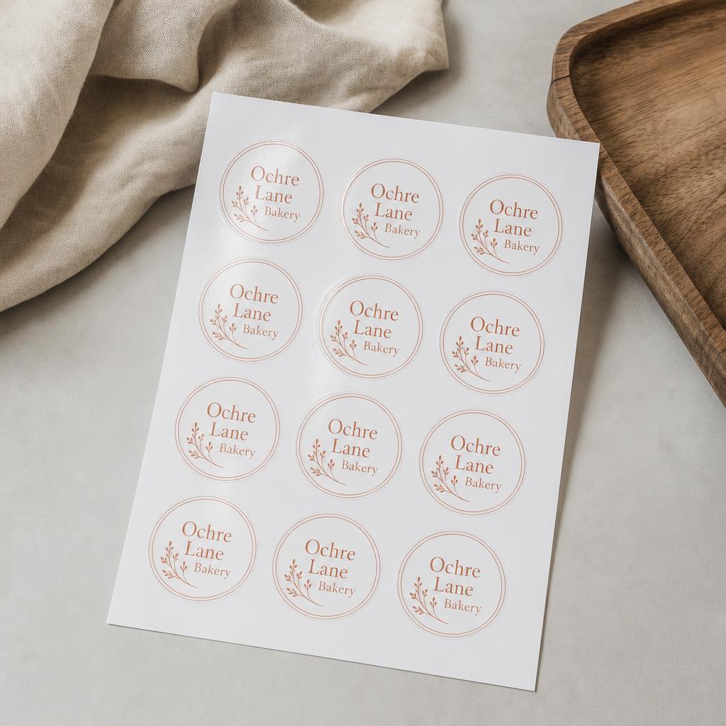 Sticker & Label Sheets – Material: White paper (gloss)