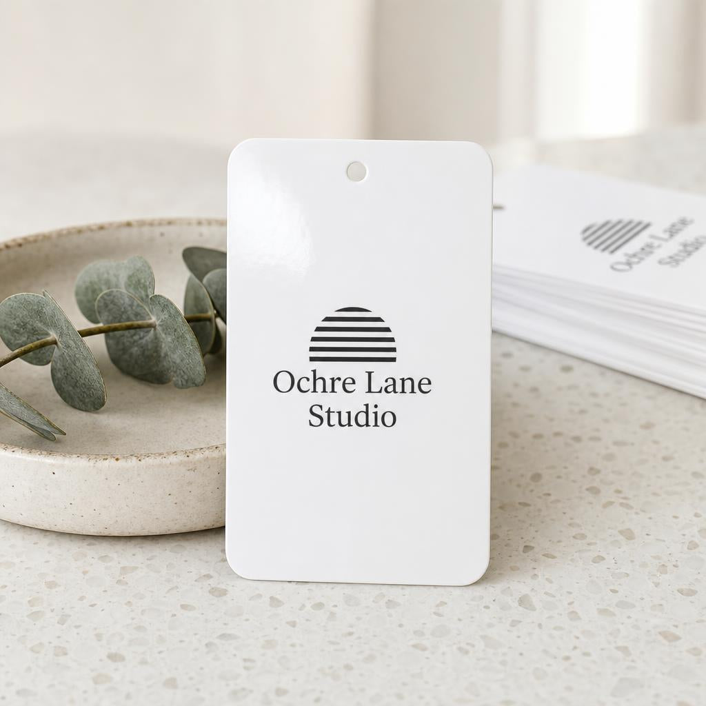Hang Tags – Paper: Gloss 350 gsm