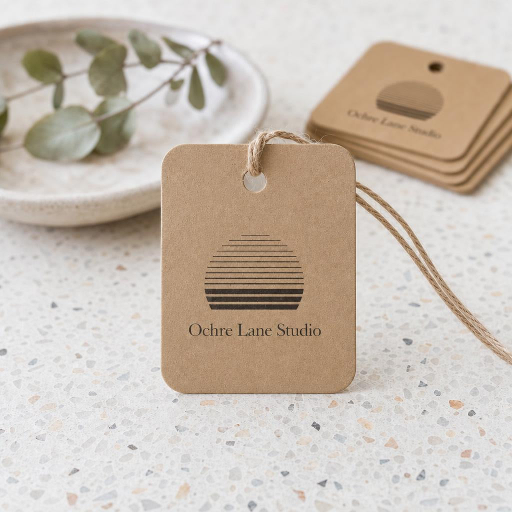 Hang Tags – Shape: Rounded rectangle
