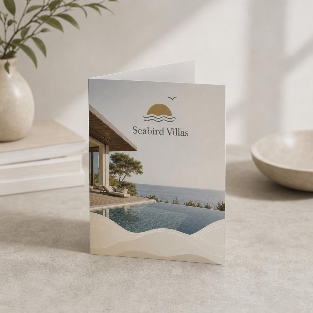 Folded Brochures – Fold: Bi-fold