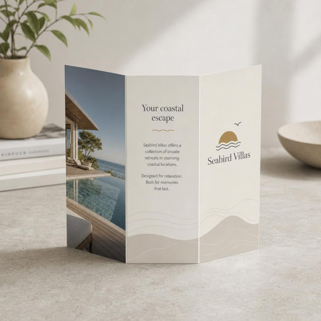 Folded Brochures – Fold: Tri-fold