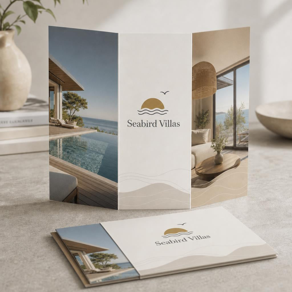 Folded Brochures – Paper: Matte