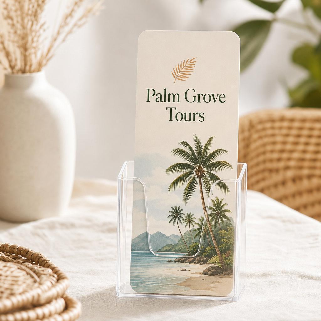 Rack Cards – Corners: Rounded corners