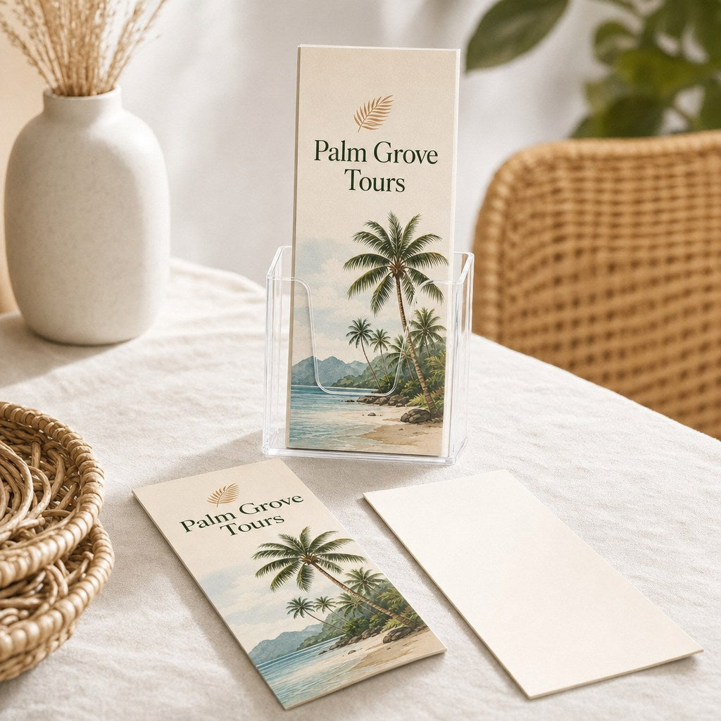 Rack Cards, printed on the front only (illustration)