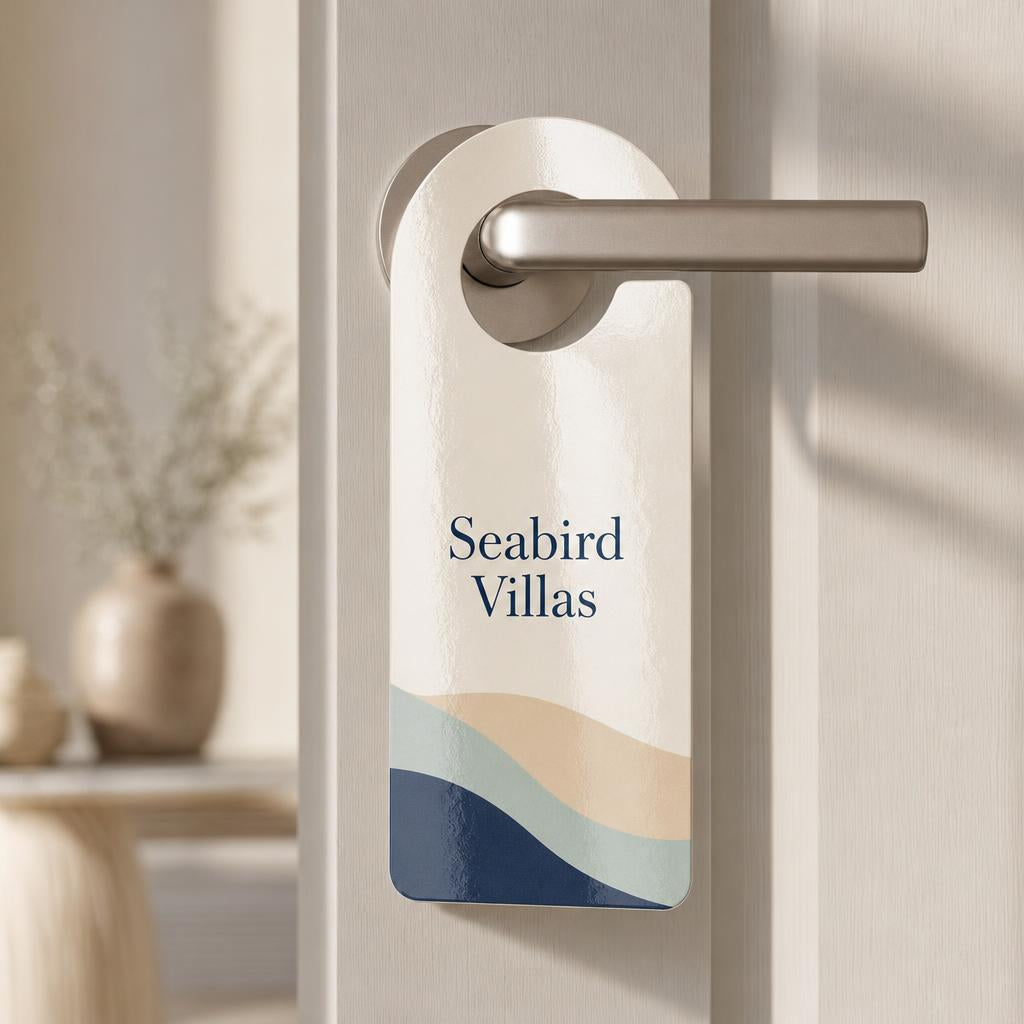 Door Hangers – Material: Gloss card 350 gsm