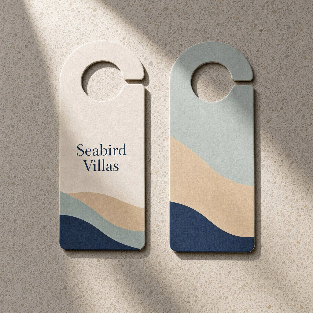Door Hangers, printed on both sides (illustration)