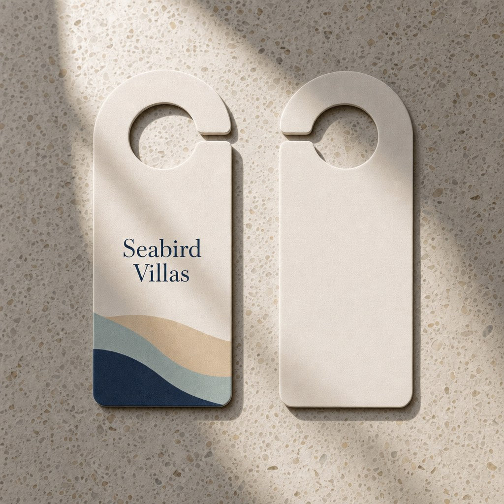 Door Hangers, printed on the front only (illustration)