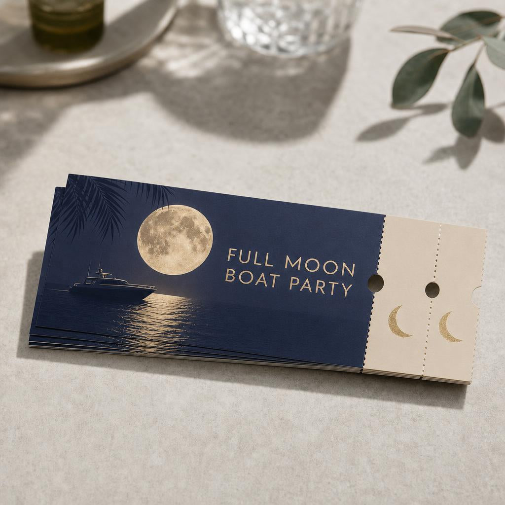 Event Tickets – Paper: Matte 300 gsm