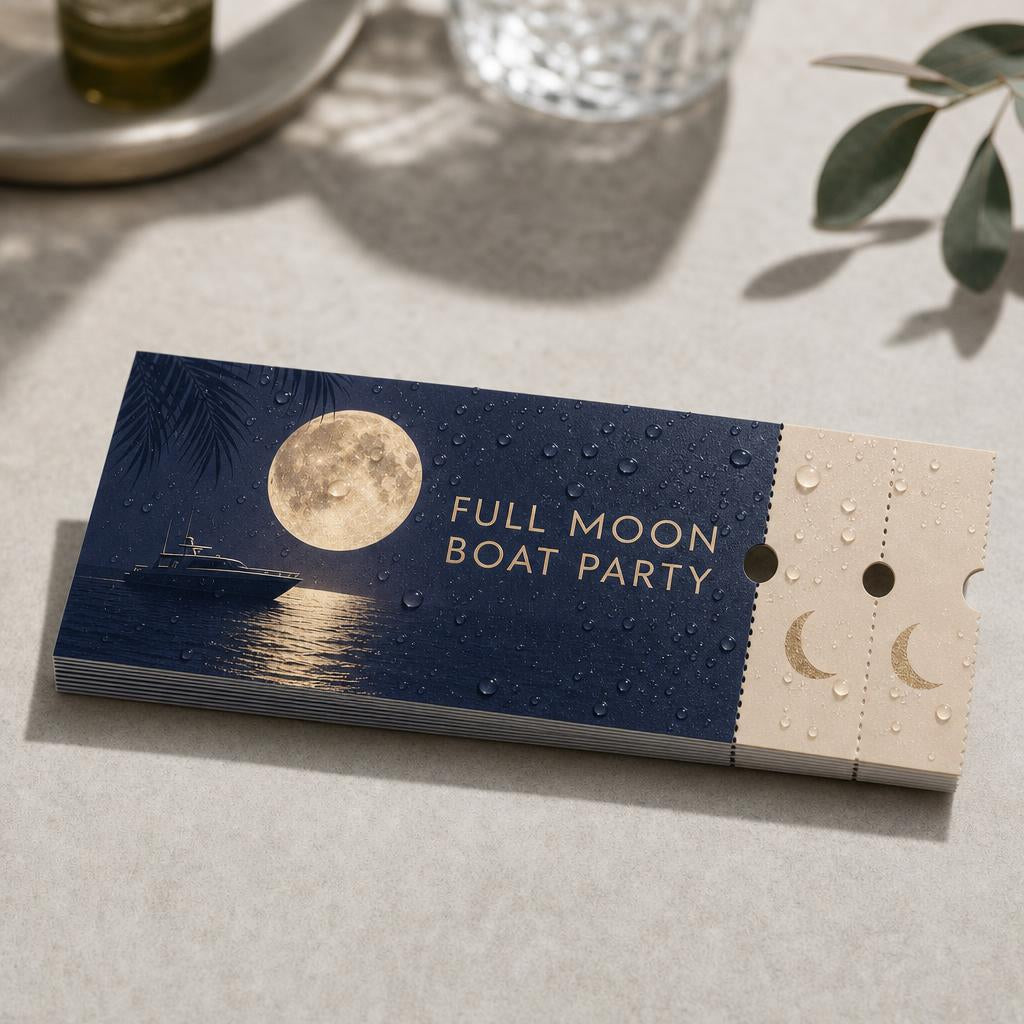 Event Tickets – Paper: Synthetic (waterproof)