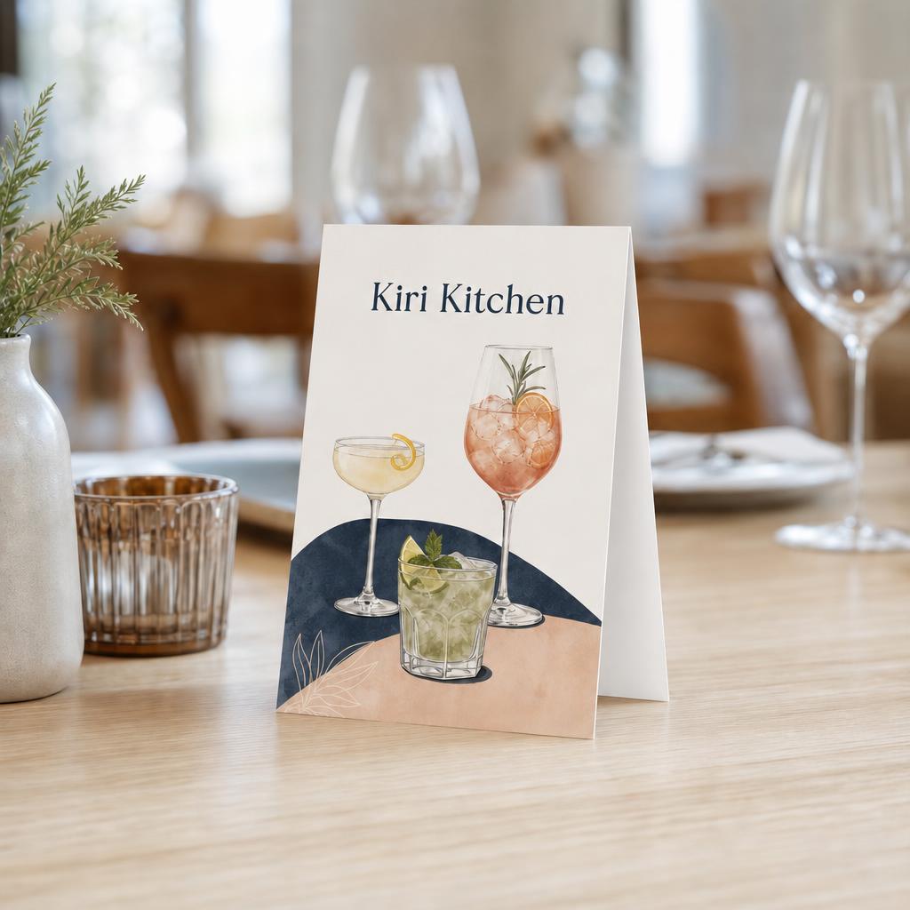 Table Tents – Paper: Matte