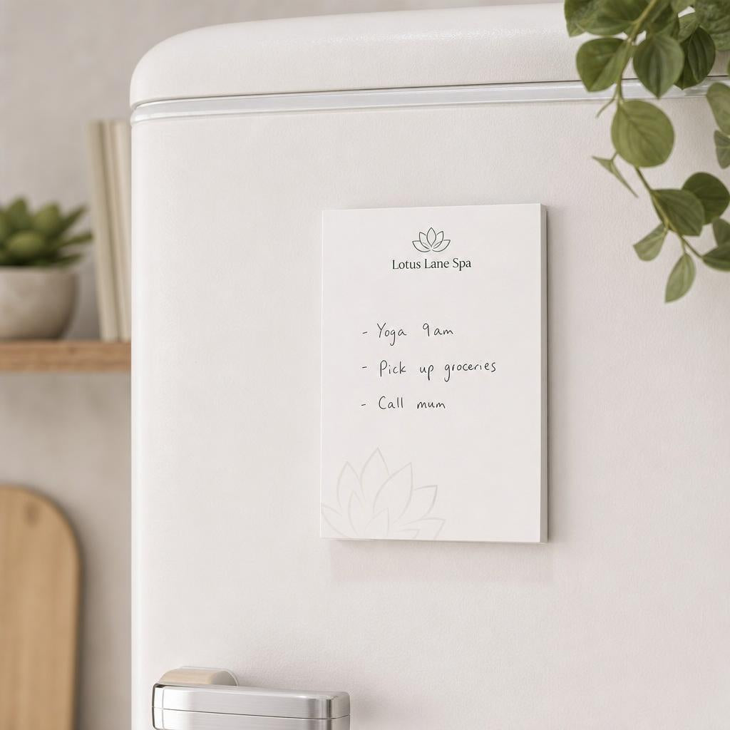 Notepads – Backing: Magnetic backing