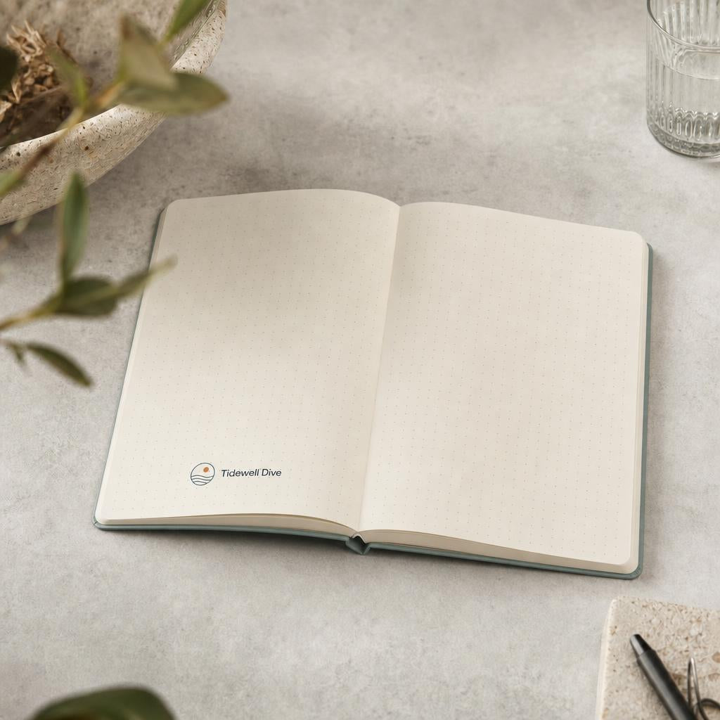 Notebooks & Journals – Inside pages: Dot grid