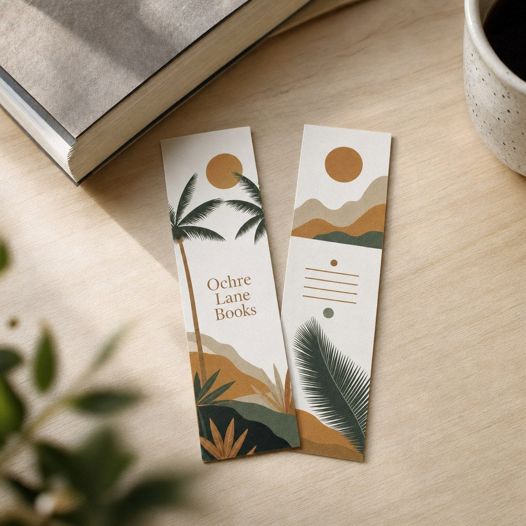 Bookmarks, printed on both sides (illustration)