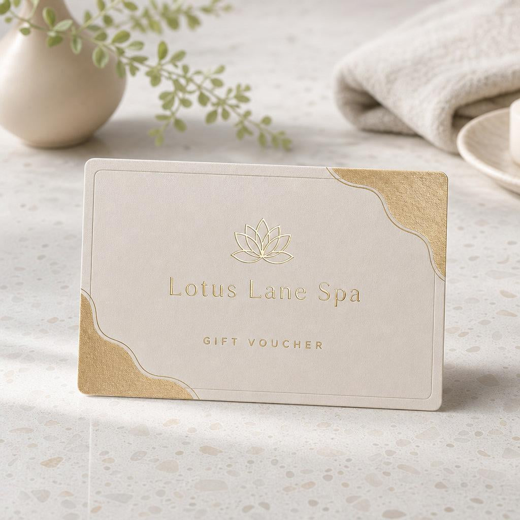 Gift Certificates & Vouchers – Finish: Raised gloss