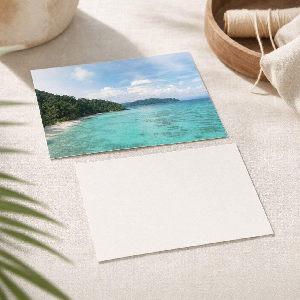 Postcards, printed on the front only (illustration)