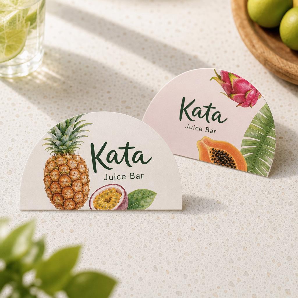 Die-Cut Postcards – Shape: Half circle