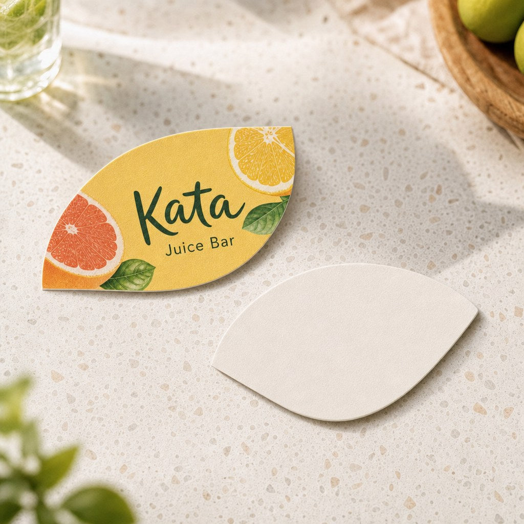 Die-Cut Postcards, printed on the front only (illustration)