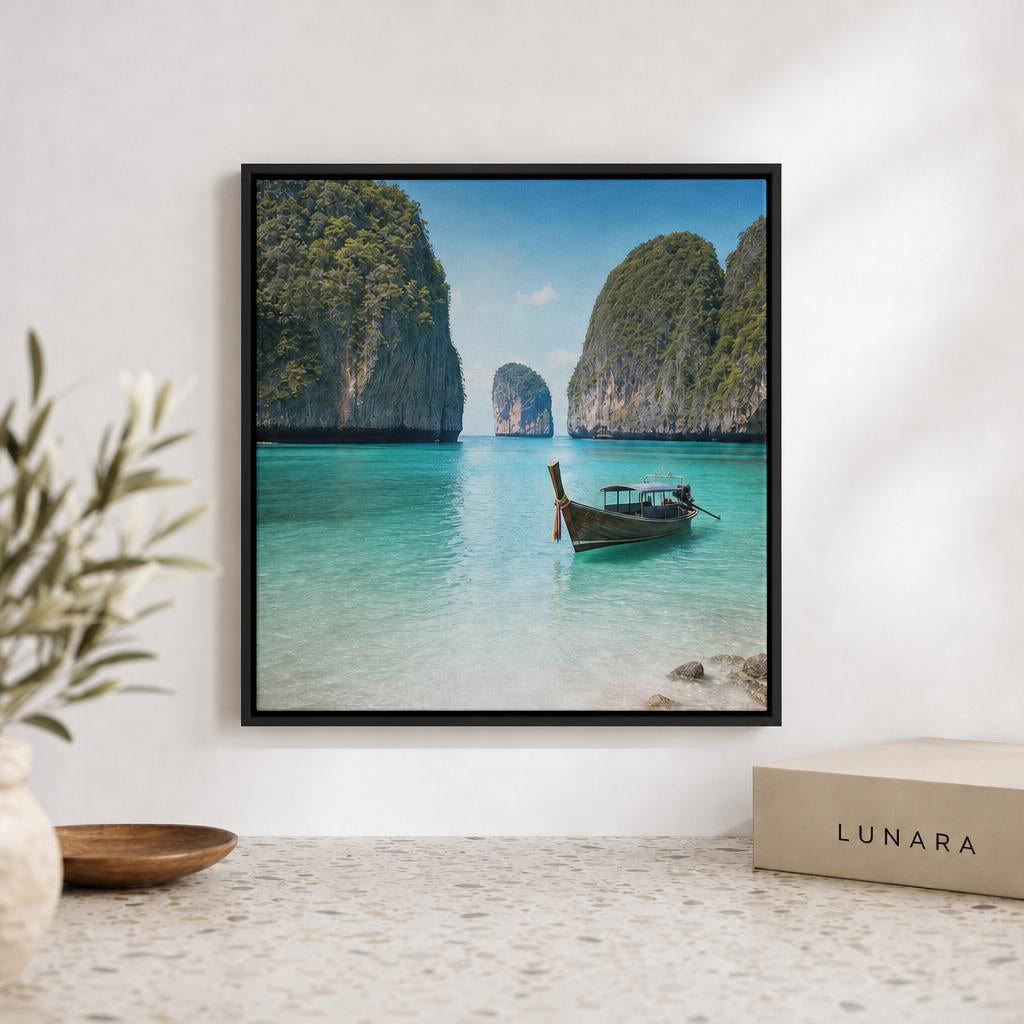 Canvas Prints – Float frame: Black float frame