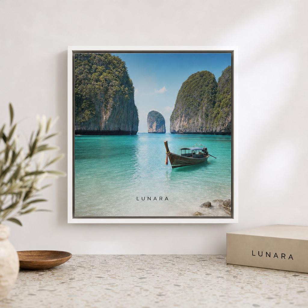 Canvas Prints – Float frame: White float frame