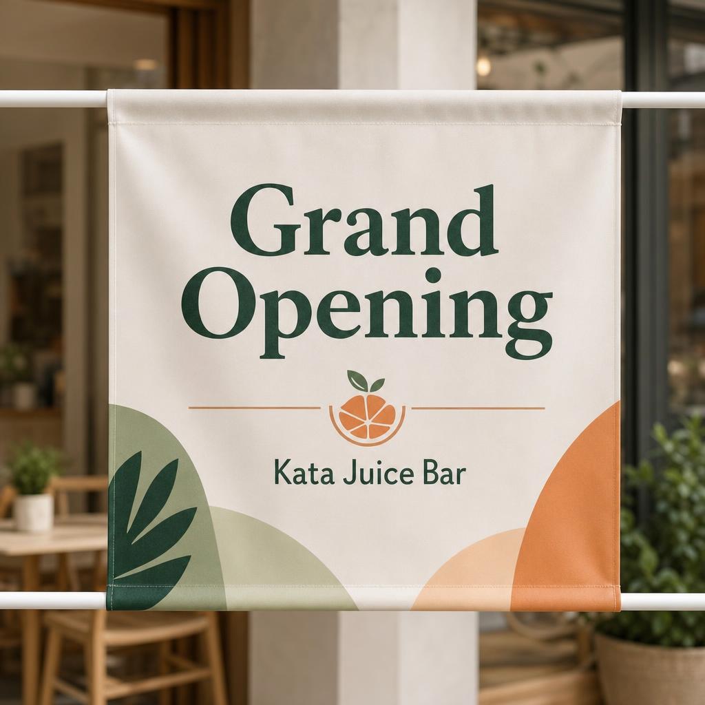 Vinyl Banners – Finishing: Pole pockets