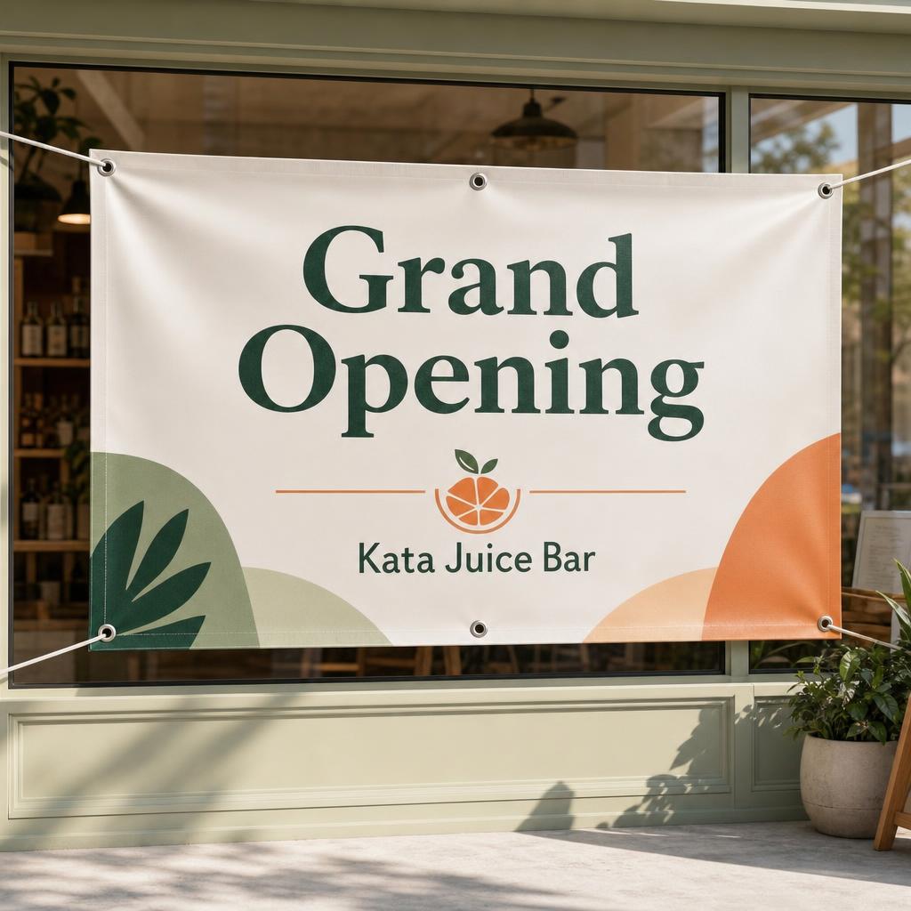 Vinyl Banners – Material: Standard vinyl