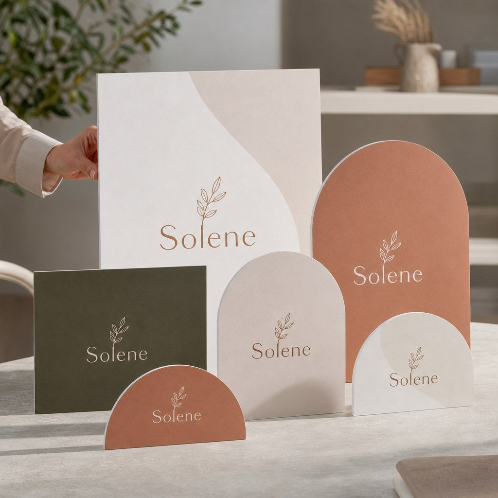 Foam Board Signs – range of options: Foam board signs in rectangle, arch and half-arch shapes in several sizes